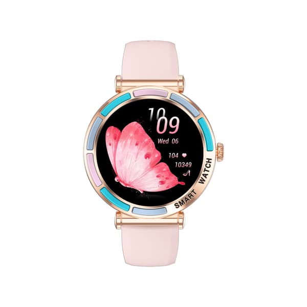 Multifunktionell Smartwatch med Bluetooth-samtal och Hälsoövervakning, kompatibelt med FitCloudPro Gold Gold