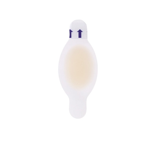 Osynliga hälkuddar för kvinnor (10-pack) - 2,8 cm x 6,9 cm
