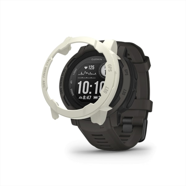 Fodral med skärmskydd för Garmin Instinct 2S Vit