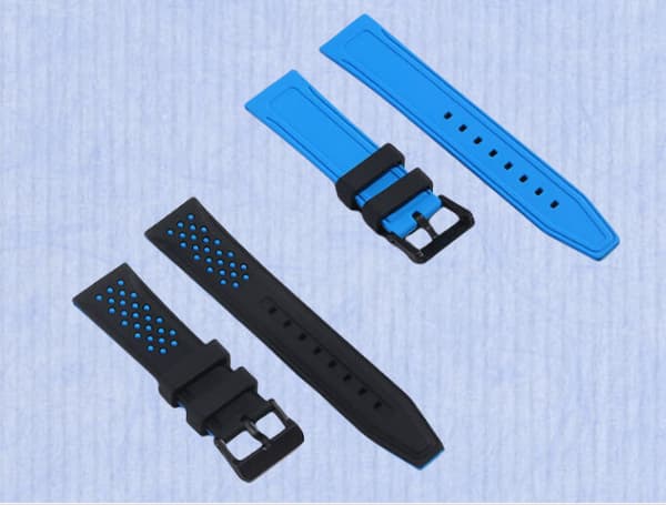 Silikone urrem til Huawei/Samsung/Garmin Blue 24 mm Blue 24 mm
