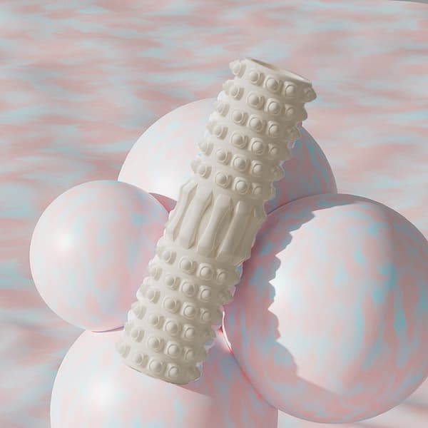 Foam Roller Yoga Søjle Beige Beige