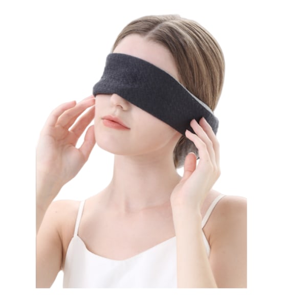360° sovemaske med totalt mørke Mørkegrå