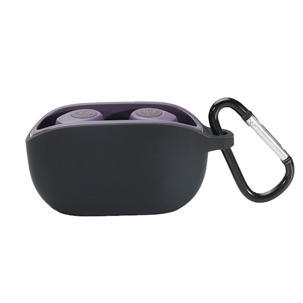 JBL Wave 100TWS Fodral med Karabinhake - Mjukt Skyddsfodral i Silikon Svart