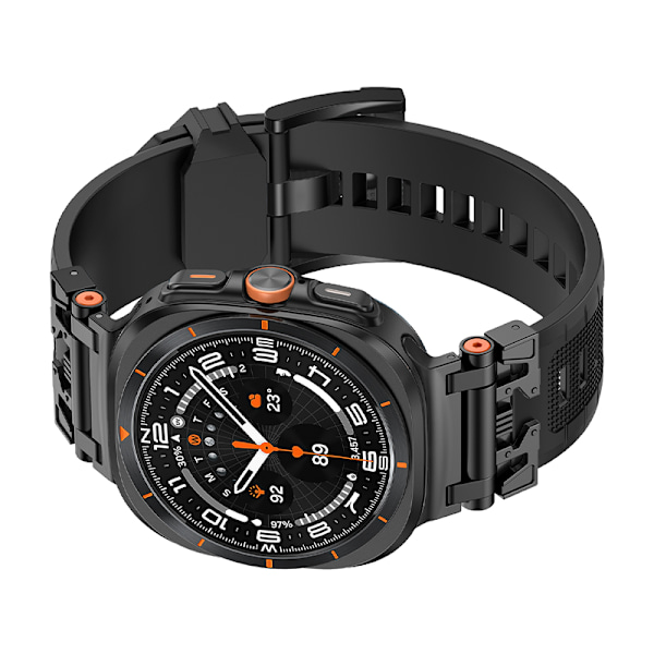 TPU-klockarmband för Samsung Watch 7 Ultra Svart