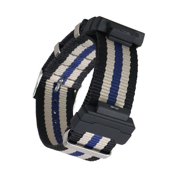 Casio G-Shock Nylon Canvas klockarmband Grå+blått