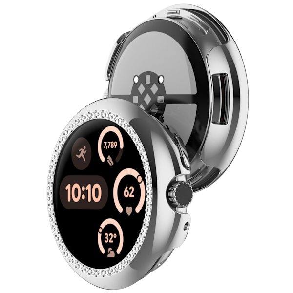 Skyddande Skal till Google Pixel Watch 3 41mm Silver