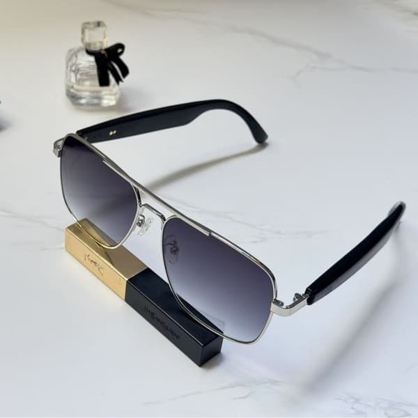 Smarta Bluetooth-glasögon HY-1003: Ljud & Bild i Ett Silver Silver