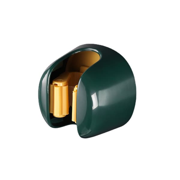 Vægmonteret moppe- og kostholder - 2 pak Green Green