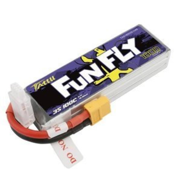 Tattu Funfly 1800mAh 11.1V 100C 3S1P XT60 batteri