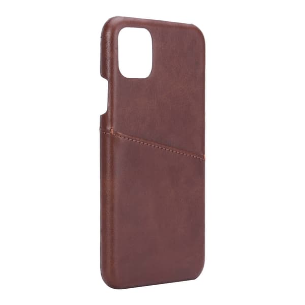 Suojakuori Ruskea korttipaikalla iPhone 11 Pro Max