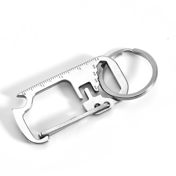 Multifunktionell nyckelring flasköppnare M3/M4/M5/M6 Silver