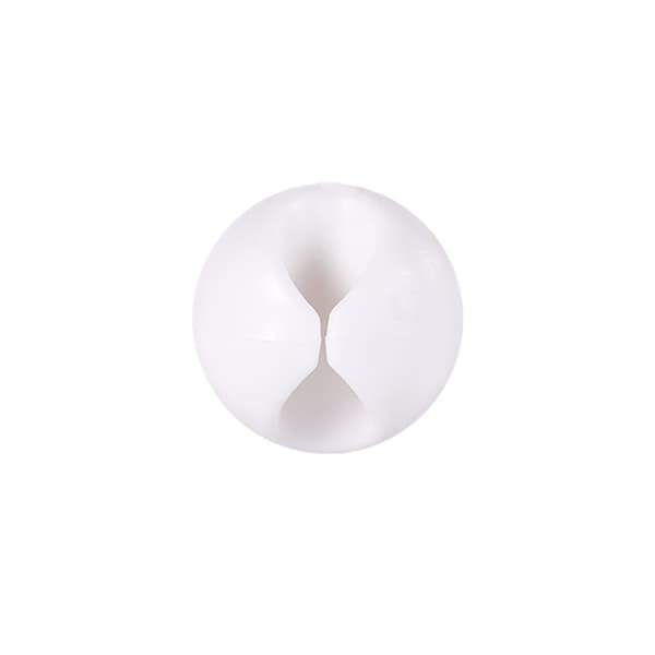 Silikonkabelklämmor, 9-pack kabelhållare White White