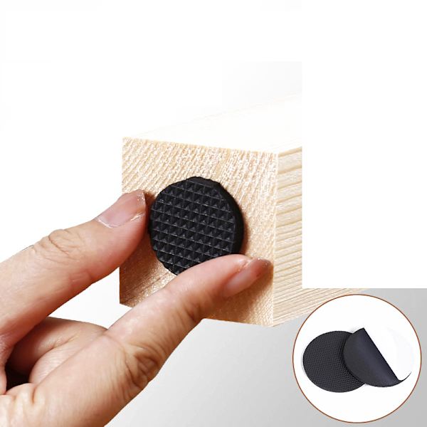 Runda EVA självhäftande möbelkuddar 40-pack M