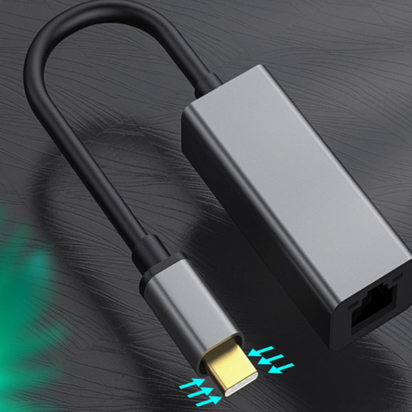 INF Verkkosovitin USB-C Gigabit Ethernet