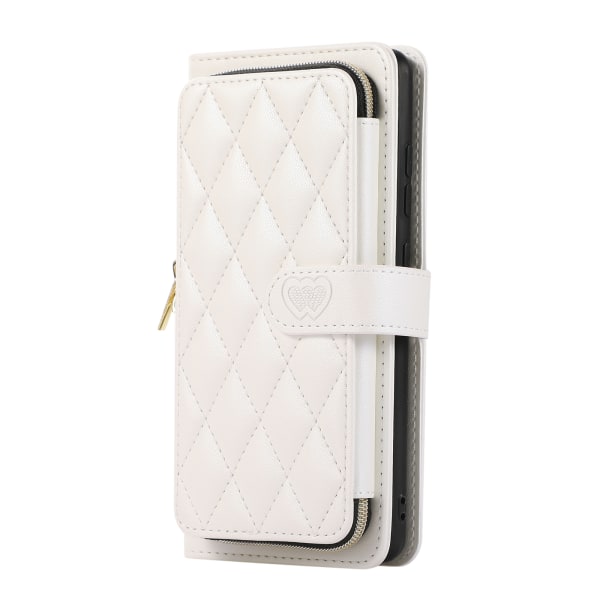 Vetoketjullinen Flip Phone Case Lompakkokotelo luottokorttipaiko