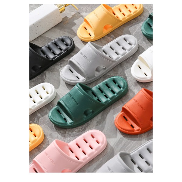 Komfortable EVA Badeslippers Sort 43-44