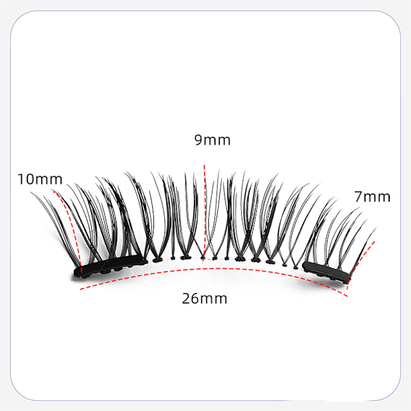 Magnetisk øjenvippesæt - CT07-7