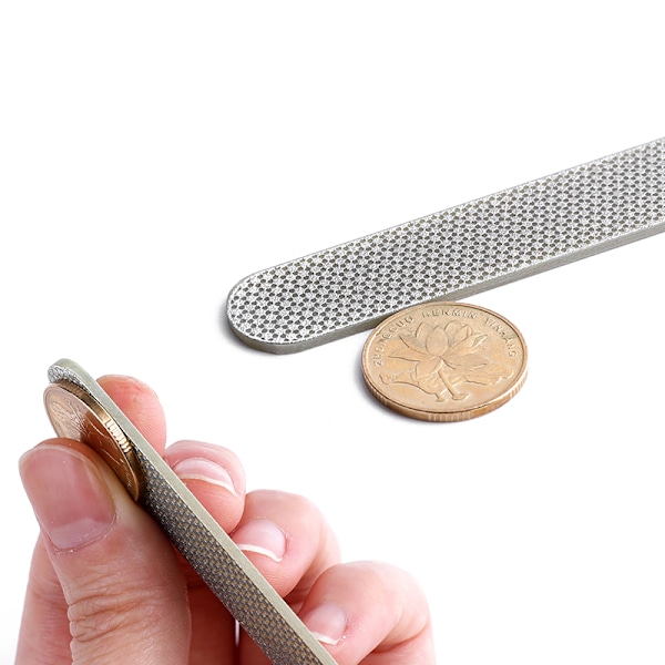 Dubbelsidig nagelfilset för formning och utjämning
