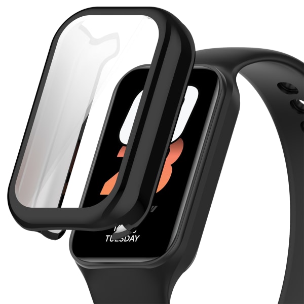 Skyddsfodral för Xiaomi Mi Band 8 Active/Redmi Band 2 Svart