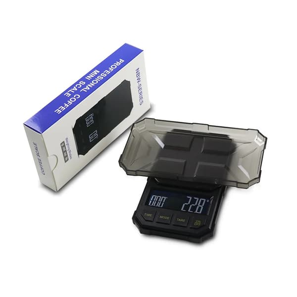 Precision Kaffevåg 2kg/0.1g med Timer - Perfekt för Pour Over Kaffe