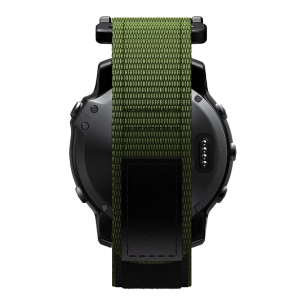 Kellon ranneke 22 mm Garmin Fenix 5/6/7 Forerunner Approach Nylon Ruohon väri