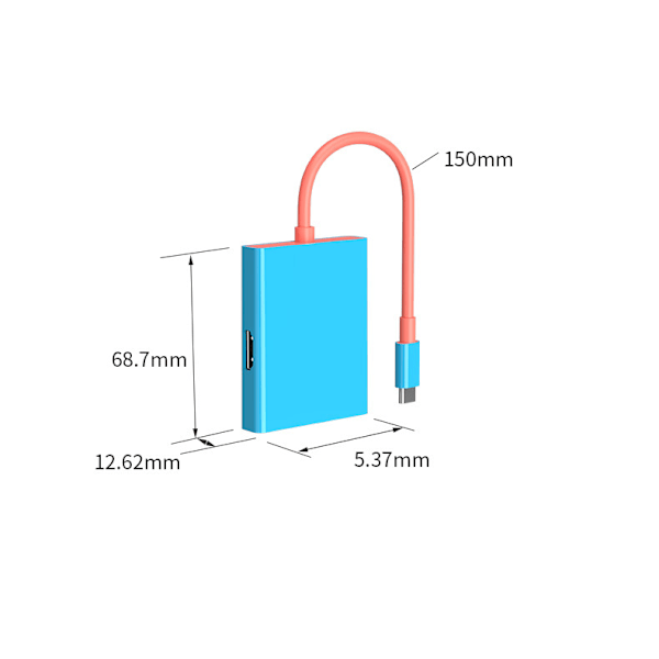 3-in-1 USB-C-keskitin saumattomaan yhteyteen
