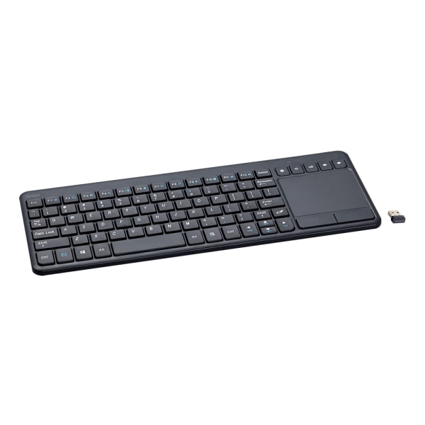 Wireless mini keyboard touchpad membrane US USB nano receiv