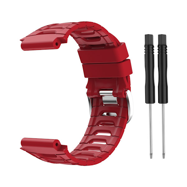 Klockarmband silikon Garmin 920XT Röd