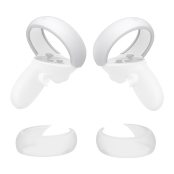 Controller Skyddskåpa Kiwi Design Q26-2.1 för Meta Quest 2 White