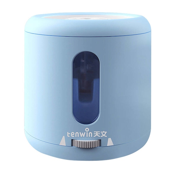 Tenwin 8035-3 batteri/USB elektrisk skärpa med behållare (blå)