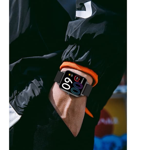 Elegant MX8pro Smartwatch: Bluetooth-opkald og fitnesstracking Black Black