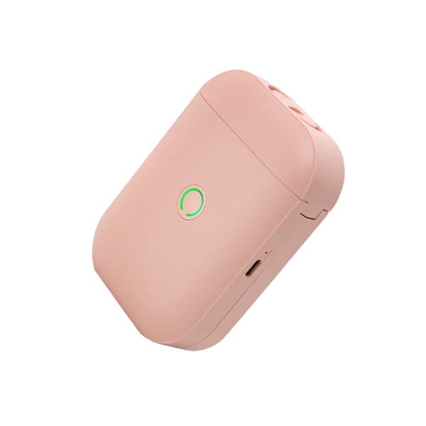 Bærbar Bluetooth-etiketprinter, 15 mm termisk udskrivning til Apple iOS og Android Pink Pink