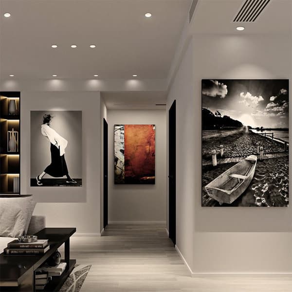 2-pack 12W LED Infällda Downlights, 75mm Utskärning, 4000K, Vit