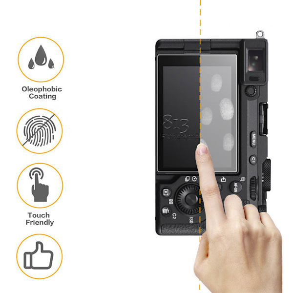Sony Alpha 7C R skärmskydd i härdat glas