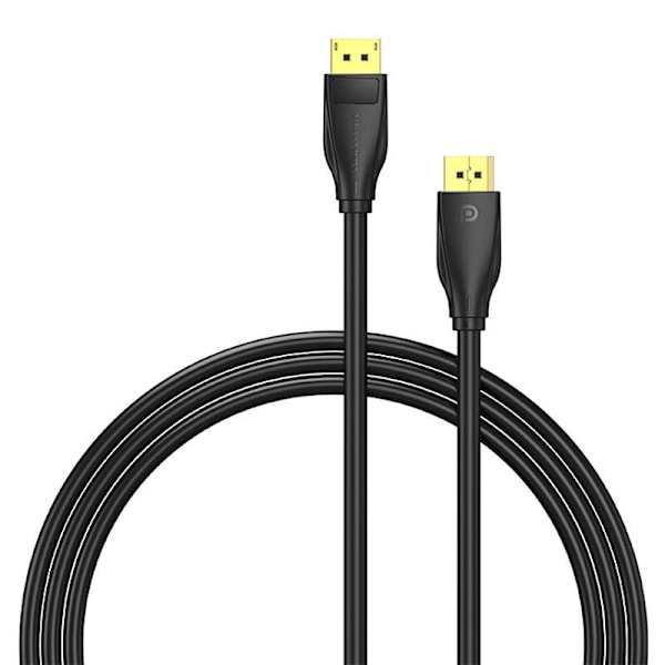 DisplayPort 1.4-kabelventilation HCDBI 3m, 8K 60Hz/ 4K 120Hz (svart)