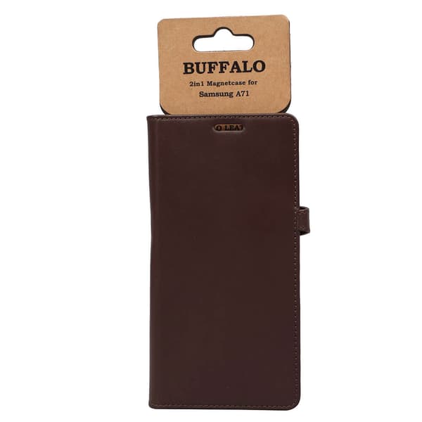 Wallet Læder Samsung A71 Brun