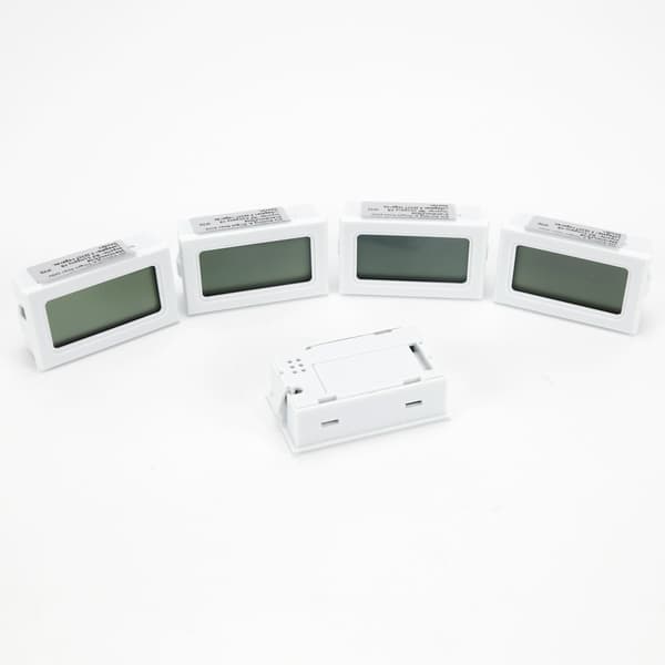 Mini digital hygrometer / termometer 5-pack White White