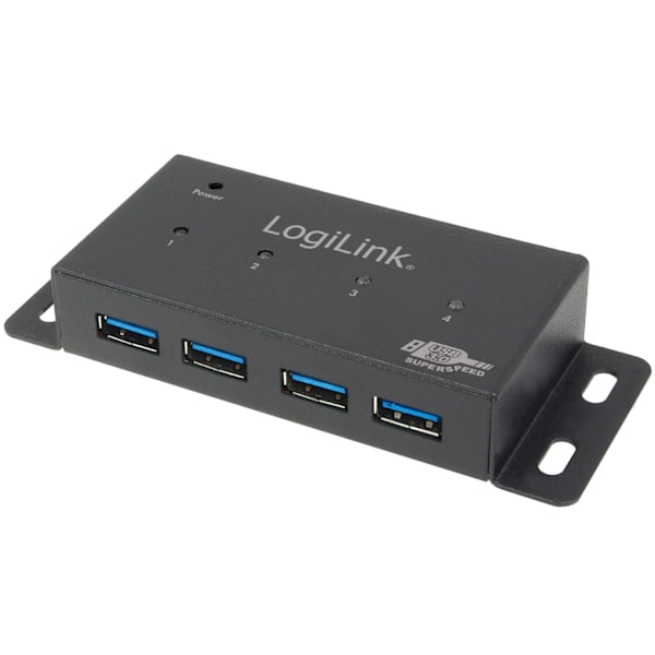 USB 3.0-hub med 4 porte