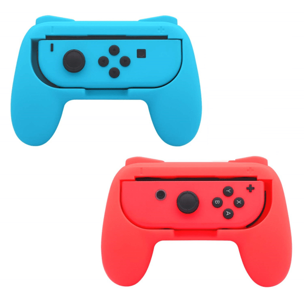 INF Nintendo Switch Joy-Con Controller Grip 2-pak Rød / Blå