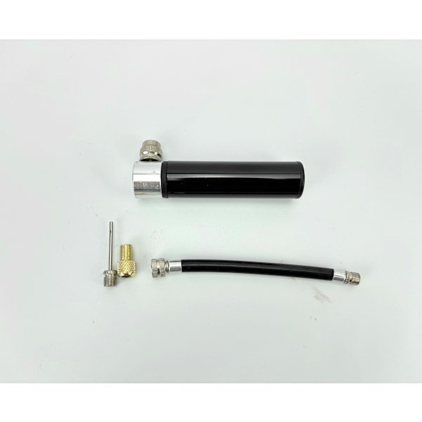 Mini cykelpump i aluminiumlegering Svart