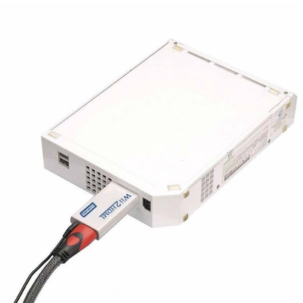 INF Nintendo Wii til HDMI-adapter - fuld HD 1080p Sort
