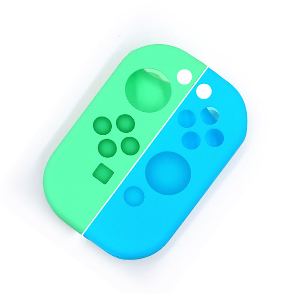 Silikonskyddsfodral för Switch Joycon Grön+Blå