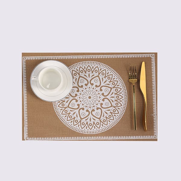 Set med 6 bordsunderlägg White White