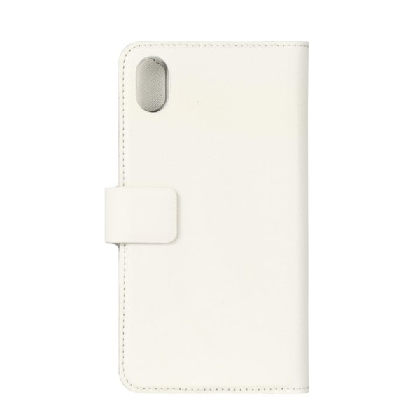 ONSALA Mobilfodral Saffiano White - iPhone XR