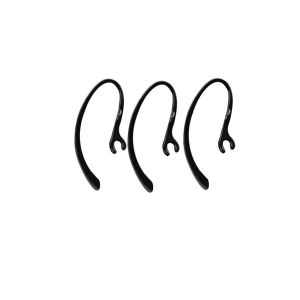 Roterande Bluetooth-öronkrokar i PP, 360 grader, 6 mm, 7 mm och 8 mm, 3-pack