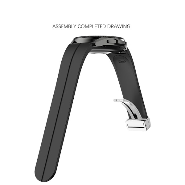 Silikone urrem til Samsung Watch 5 Pro Sort