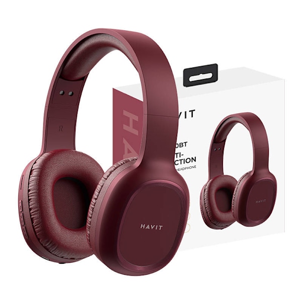 Havit H2590BT PRO Trådlösa Bluetooth-hörlurar (röda)