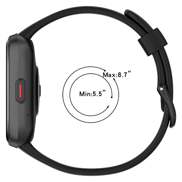 SKG V7 Pro urrem - officielt erstatningsbånd Sort