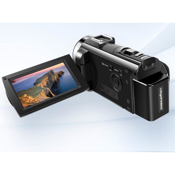 INF Videokamera 1080P / 24MP / 16x zoom ja käännettävä LCD-näyttö