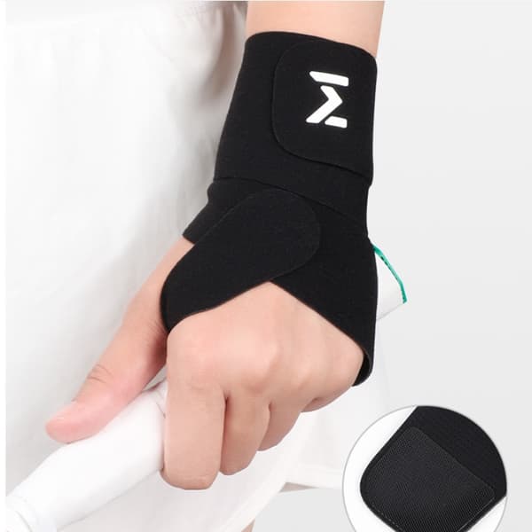 Tumb- och handledsstöd för lindring av tendinit - Lycra Material Black Black